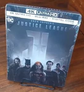 Zack Snyder’s Justice League 4K Collector STEELBOOK (4K+Blu-ray)NEW-Box Shipping - Picture 1 of 9