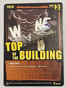 Teen Titans CCG - Top Of The Building - FD-014 Rare Card - Picture 1 of 6