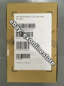 765253-B21 - 4TB 6G SATA 7.2K rpm LFF (3.5-inch) SC Midline 512e Hard Drive - Picture 1 of 1