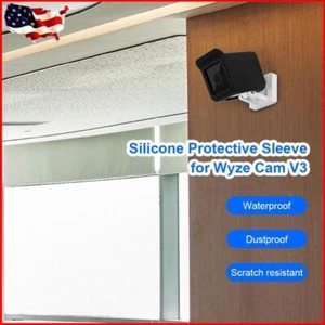 Waterproof Silicone Case for Wyze Cam V3 Security Camera Protective Cover Skin - Picture 1 of 14