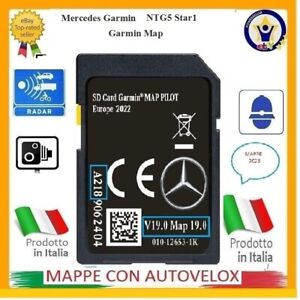 Mercedes Garmin V19 NTG5 Star1 Garmin Map Pilot 2022/23 A218 Europe AUTOVELOX