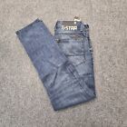 G Star Jeans Mens 29 Blue Low Rise Attacc Straight Denim Cotton Casual Size 29