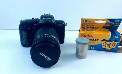 【Como Nueva】 Cámara fotográfica Nikon F-401x AF con lente NIKKOR AF 70-210 mm 1:4-5,6D Foto 1 de 4