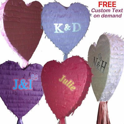 Herz Pinata Hochzeit Verlobung Abschlussball Henne Geburtstag Mädchen Jahrestag Valentinstag - Bild 1 von 4