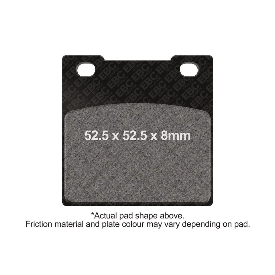Pastilla de freno trasera derecha EBC HH sinterizada Kawasaki ZRX 1100 ZR 1100 1997-2000 Foto 1 de 1