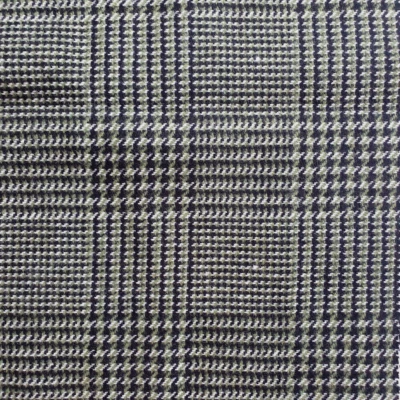 Wollstoff Mantelwolle Wolle Stoff Wolltuch Hahnentritt schwarz grün pepita 0,50m - Bild 1 von 4