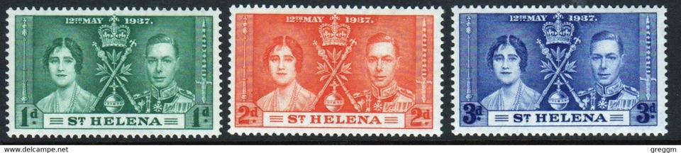 Sellos de Santa Elena 1937 emitidos para celebrar la Coronación en menta sin montar Foto 1 de 1