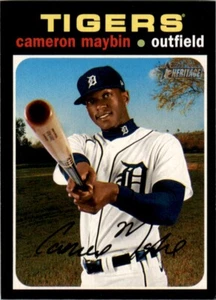 2020 Topps Heritage High Number Cameron Maybin Detroit Tigers #590 - Picture 1 of 2