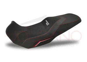 FIT KAWASAKI VERSYS 1000 2011-2018 Volcano Design Seat Cover RED F Anti Slip - Picture 1 of 6