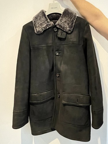 Cappotto pelle di pecora Prada