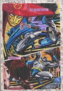 BATMAN ESPANTAPÁJAROS SOMBRA DEL MURCIÉLAGO #16 PRODUCCIÓN ARTE FIRMADO CERTIFICADO DE AUTENTICIDAD A ROY PG 20 - Imagen 1 de 2