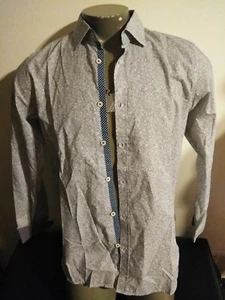 Ted Baker Year Gud Paisley Print Long Sleeve plain shirt Ted 16 - Picture 1 of 3