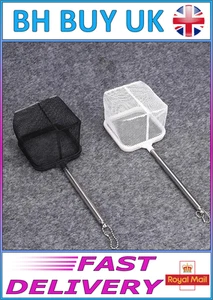 TELESCOPIC AQUARIUM NET, SHRIMP, MARINE, FISH TANK, TROPICAL, SQUARE BOX NET UK - Picture 1 of 8