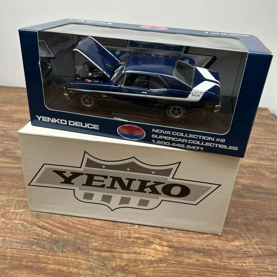 GMP Supercar Collectible 1970 Chevy Yenko Deuce Nova 350 1:18 Diecast Car Blue * - Image 1 of 4