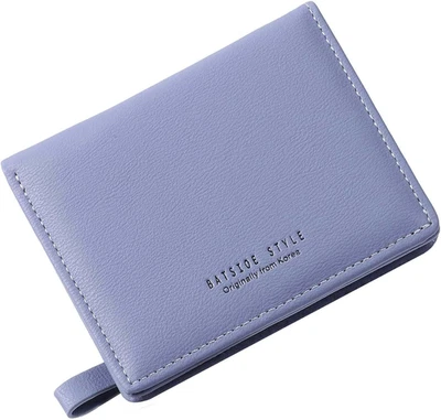 Portafoglio Donna Piccolo in Pelle Portamonete Piccoli Con Cerniera E Chiusura a - Immagine 1 di 4