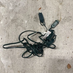 Cable de extensión de salida múltiple 3x3 vintage árbol de Navidad pueblo 2 puntas - Imagen 1 de 3