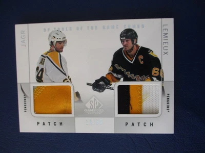 JUEGO HERRAMIENTAS MARIO LEMIEUX JAROMIR JAGR 2000-01 SP #D-JL 3 COLORES PARCHE DOBLE 18/50 Foto 1 de 4