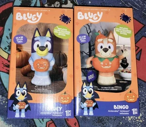 2025 Bluey and Bingo Halloween Inflatable Indoors 22” Tabletop USB Battery - Picture 1 of 2