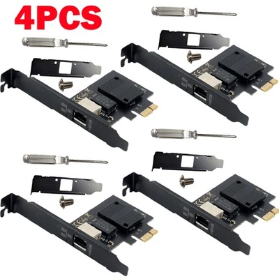 4Pcs 2500Mbps PCIe to RJ45 Intel I226 Ethernet Network Adapters LAN Desktop Card - Image 1 of 4