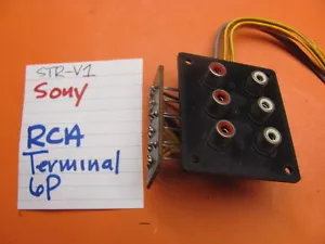 📈SONY RCA TERMINAL 6P STR-V1 STEREO RECEIVER - Picture 1 of 3
