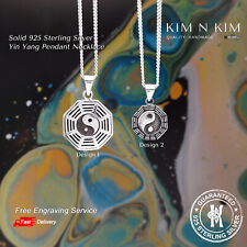 Yin Yang Pendant Necklace ✔️Free engraving ✔️Solid 925 Sterling Silver ✔️Quality