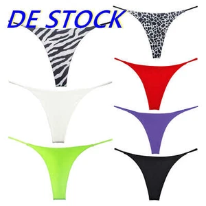 Damen Bikinihose Strings Tanga Hipster Sexy Bikinislip Thongs Bademode Swimwear - Bild 1 von 41