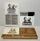 Beagle Bros Alpha Plot Floppy manual Apple II IIe II+ DOS 3.3 Hi-res Graphics 82