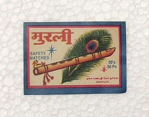 Vintage Original Murli Safety Matches Labels Collections - Picture 1 of 4