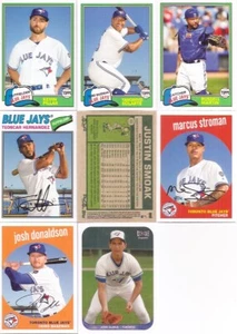 2018 Topps Archives Toronto Blue Jays Master Team Set w/ Snapshots Inserts (8) - Picture 1 of 1