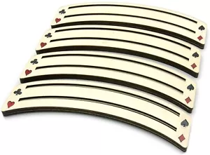 Brimtoy 4 X Wooden Playing Card Holders - New Design - Picture 1 of 3