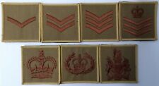 Genuine British Military Issue Desert Tan Osprey Large Patches Assorted Ranks 