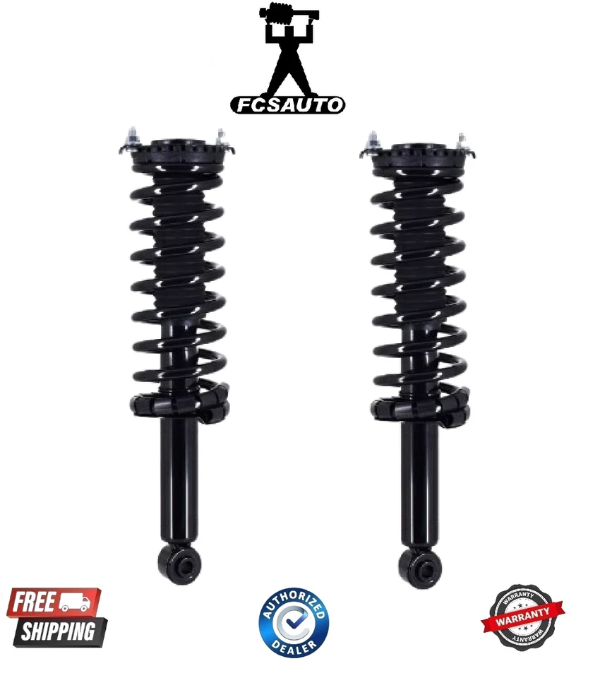 2 后悬架支柱和线圈弹簧 FCS 1345398 适合 00-04 斯巴鲁内陆 — 第 1/1 张图片