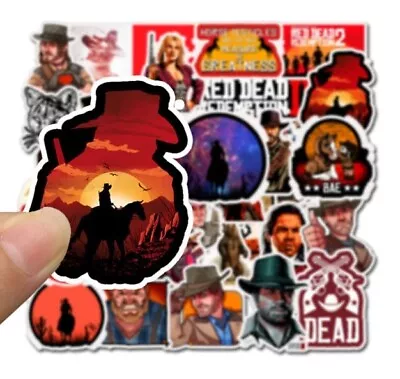 Juego De Pegatinas De 50 Piezas Red Dead Redemption 2 Playstation 3 4 5 X Caja 360 Serie Uno • 9.68€