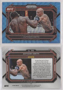 2023 Panini Prizm UFC Blue Wave Prizm Anthony Smith #96