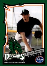2000 Dayton Dragons Krogers #5 Gene Altman Lynchburg South Carolina SC Card