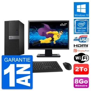 PC tour DELL 3040 Bildschirm 22 " Intel G4400 RAM 8Go Scheibe 2To HDMI Windows - Bild 1 von 8