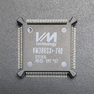 VMT VM386SX+-T40 CPU 40MHz QFP100 ALI M1386 32bit i386SX x86 Processor - Picture 1 of 4