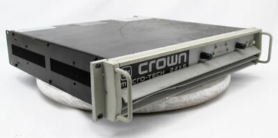 Crown Macro-Tech 24x6 Professional Power Amplifier + XLR Input Card MA-24x6 #580 - Image 1 of 4
