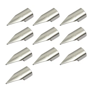Pluma punta de plumín 10 piezas tamaño EF/F para pluma de tinta Wing Sung 9138 Hero 359 Lanbitou 3059 con - Imagen 1 de 15