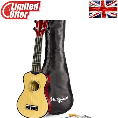 Rich Sound Soprano Ukulele Bundle: Durable Build with Chord Book & Accessories - Image 1 of 4