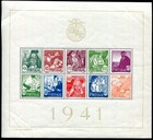 PORTUGAL 1941 632-641 ** POSTFRISCH TADELLOS aus BLOCK 4 (I3775
