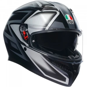 AGV K3 Full Face ECE 22.06 Motorcycle Motorbike Helmet- Compound Matt Black/Grey - Picture 1 of 6