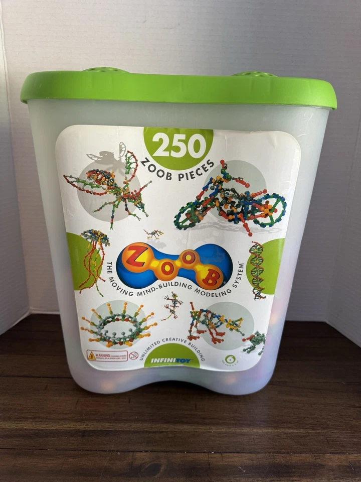 ZOOB BUILDING SET Infinity 250 Piece Set - Almost Complete 240 Counted - Image 1 of 2