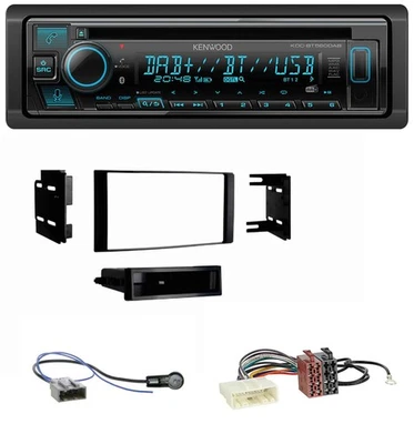Kenwood Bluetooth DAB CD MP3 USB Autoradio für Nissan Micra 2013-2017 schwarz ma - Bild 1 von 4