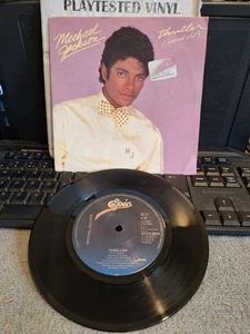 MICHAEL JACKSON THRILLER SPECIA;L EDIT EPIC W PIC SL EX- 7" VINYL 45 SINGLE - Bild 1 von 3