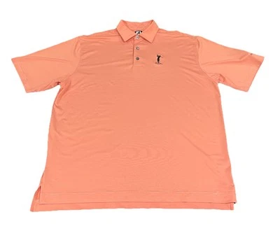 Polo de golf Footjoy para hombre XL naranja manga corta polo de golf tapatio resortes Foto 1 de 4
