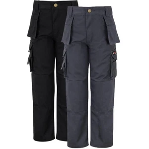Kids Tuffstuff Junior Pro Work Trousers Boys Multipocket Cargo Pants - Picture 1 of 3