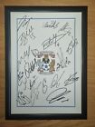 Coventry City Fc Signed Sheet Framed A4 hand signed