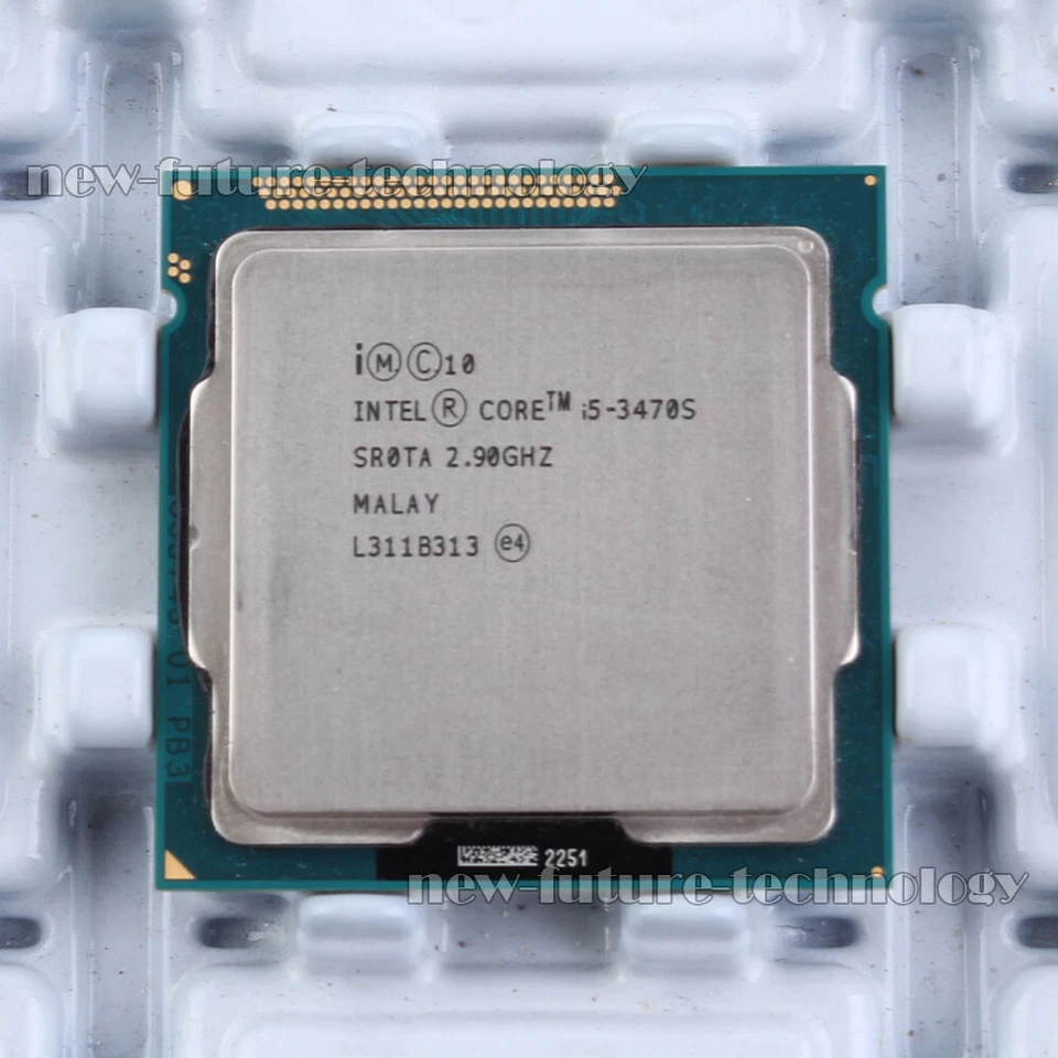 Intel Core i5-3470S SR0TA CPU Processor 2.9GHz LGA 1155 BX80637I53470S Socket H2 - Image 1 of 1