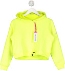 GHX Style Yellow Luminous Cropped Hoodie UK XS